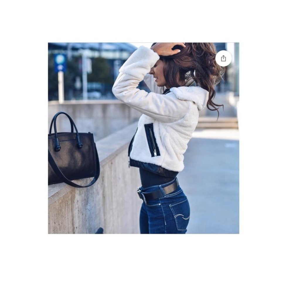 Faux Fur Bomber Jacket